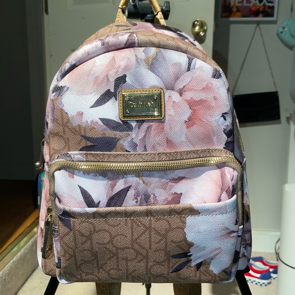 Calvin Klein Floral Backpack